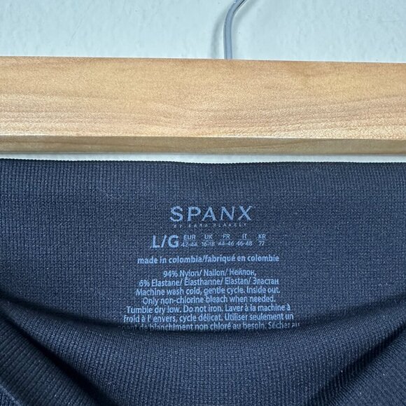 Spanx Women's Leggings High Rise Athletic Workout High Impact Black Large - Picture 2 of 4
